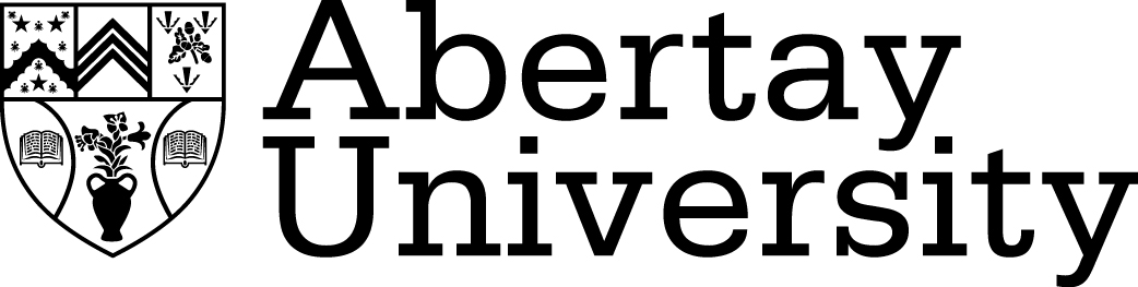 Abertay University company logo.