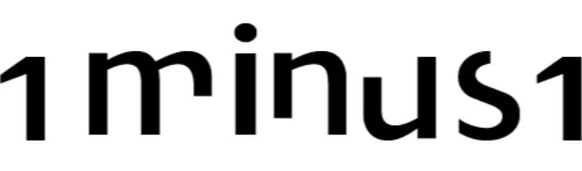 1minus1 company logo.